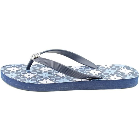 🆕 COACH Alessa Geometric Signature Flip Flops - Picture 3 of 9